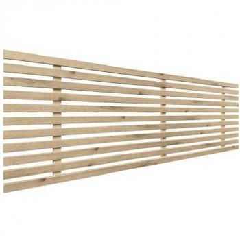 Cabecero de Madera Reciclada DM Estilo Japonés 150x46cm con Herrajes Incluidos - Cambrian Madera