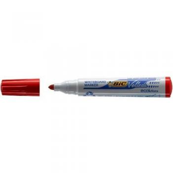 Marcador para Pizarra BIC Velleda 1701 de Punta Cónica y Trazo 1,3 mm en Rojo