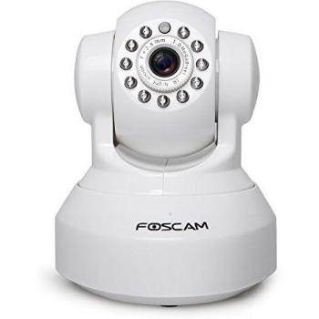 Foscam FI9816P Cámara IP vigilancia, 1MP,WIFI, seguridad, slot MicroSD, blanca