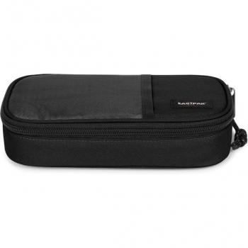 Estuche oval mesh snow negro