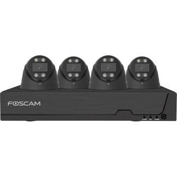Conjunto de cámaras de vigilancia Foscam FNA 108 E B4 2T BK