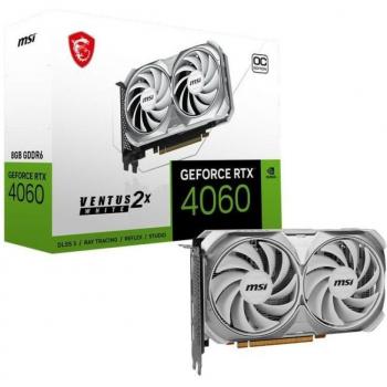 MSI GeForce RTX 4060 VENTUS 2X WHITE OC 8GB GDDR6 DLSS3