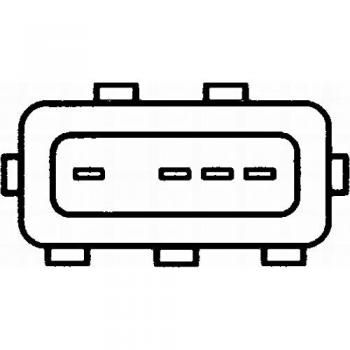 HELLA 8ET 009 142-181 Air Mass Sensor, Number of connectors 5, Mounting Type Bolted