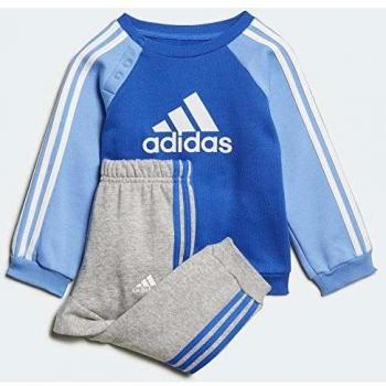 adidas I Logo Jog FL Chándal, Unisex niños, Azul/Blanco, 104