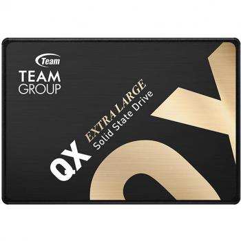 TEAMGROUP QX 4TB SSD SATA III 2.5 pulgadas, 3D NAND QLC, velocidad de lectura hasta 560 MB/s, velocidad de escritura hasta 500 MB/s, 1000 TBW, compatible con laptops