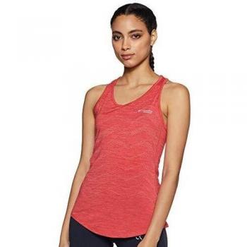 Columbia Trinity Trail Camiseta de Tirantes, Mujer, Rojo