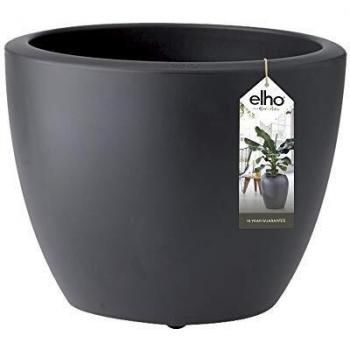 Macetero Redondo Elho Pure Soft Antracita Ø 30 cm