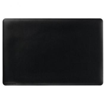 Vade de Sobremesa Durable Antideslizante Contorneado Plástico Negro 53x40 cm