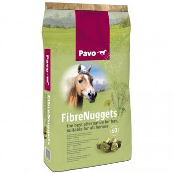 Pienso para caballos Pavo Nuggets de Fibra 20 kg