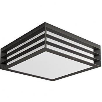 Philips Lighting myGarden MoonshinE Aplique y/o plafón, iluminación exterior, resistente a la humedad y la intemperie, IP44, casquillo E27, antracita