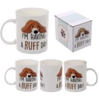 Taza Ceramica  En Caja Regalo Humor Dia Perro Mascota