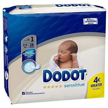 Dodot Protection Sensitive diapers size 1-28 units