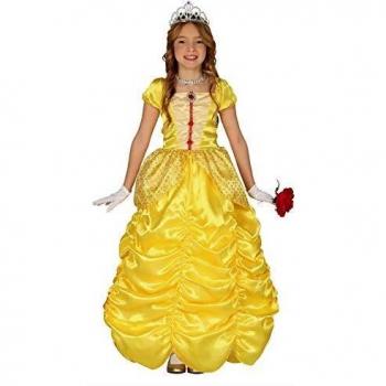 FIESTAS GUIRCA Disfraz amarllo Princesa niña Talla 5-6 años