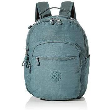 Kipling Seoul S Mochila Tipo Casual, 35 cm, 14 Liters, Verde