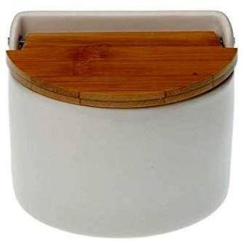 SALERO BLANCO TAPA BAMBÚ marca VERSA