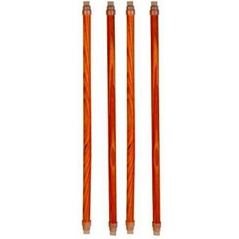 Set of 4 Wooden Perches. 45 cm / 2 x ø 10 and 2 x 12 mm