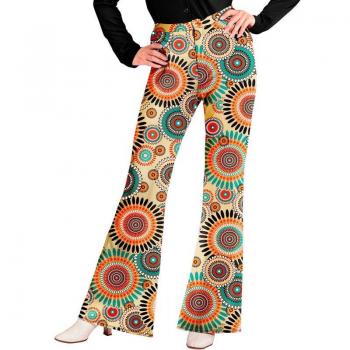 Pantalones Moda años 60 mandalas para mujer
