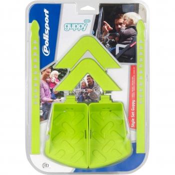 Polisport Guppy Mini - Silla de bicicletass, Color Verde