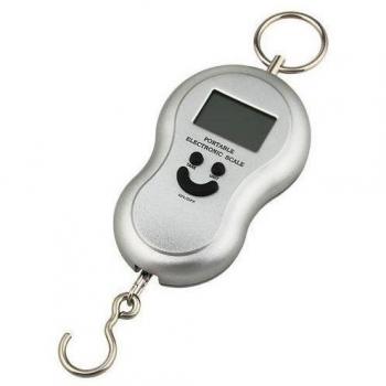 Balanza digital con gancho para maletas, pesca, caza. Display LCD Surf, incluyendo las baterÕas, pesa hasta 40 kg