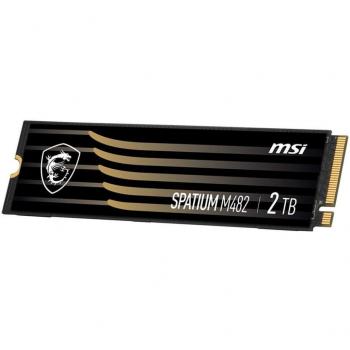 SSD MSI SPATIUM 2TB M482 M.2 PCIe 4.0 NVMe - Rápido Almacenamiento de Alta Capacidad