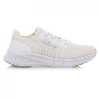Zapatillas Deportivas Mustang SOMO 60490 para Mujer en Tejido Blanco con Piso Grueso y Cierre de Cordones