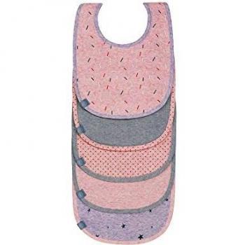 Juego de baberos LTEXB naranja gris rosa
