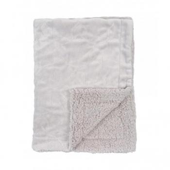 Pirulos Manta Bordada Star Gris - Suave y Cálida para un Descanso Perfecto