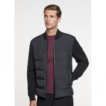 Chaqueta Deportiva Bomber para Hombre Hackett HM581180 Acolchada Color Negro