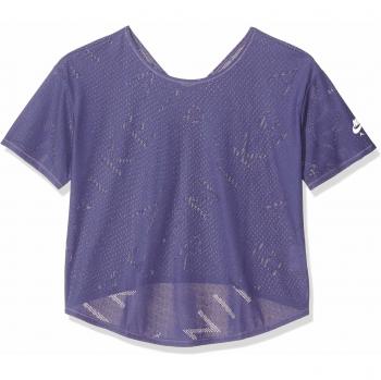 NIKE W Nk SS Top Air Camiseta, Mujer, Sanded Purple/White, XS