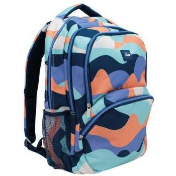 Mochila Escolar Milan The Fun 4 Cremalleras 25L Azul 48x34x16cm
