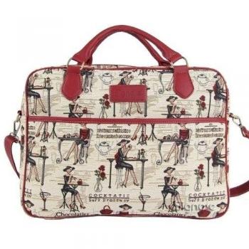 Maletín tapiz Signare de moda para mujer bolsa para portátil, 15,6 Encuentro