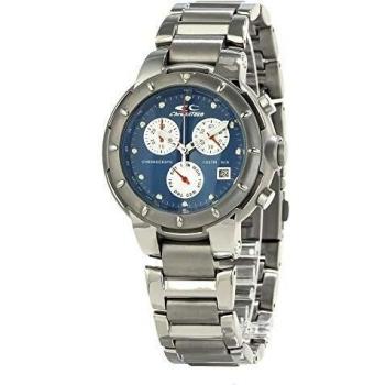 Chronotech Mens Chronograph Quartz Watch with Stainless Steel Strap CT7332J-02M