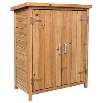 Gardiun KNH1098 - Armario de Madera Exterior ABBY 75x40 x90 cm