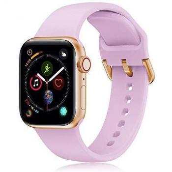 TOPsic Correa para Apple Watch Correa 38mm 40mm 42mm 44mm, Reemplazo Correa Silicona de Sport Banda para iWatch Correa Series 4 3 2 1