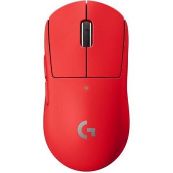 Logitech G PRO X SUPERLIGHT Wireless Gaming Mouse Red 25600 DPI