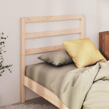 Cabecero de cama 96x4x100 cm madera maciza de pino