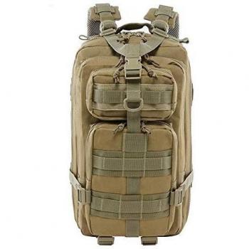 LHI 30L Mochila Táctica Militar Mochila para Hombre y Mujer, Mochila de duradera multifuncional con muchos bolsillos para Senderismo Acampada Montañismo, pescar,Caza, Aire Libre Ciclismo,broncearse