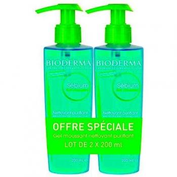 SEBIUM GEL MOUSSANT PURIFIANT 200ML LOT DE 2