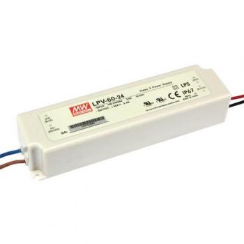 Fuente de alimentación conmutada Mean Well LPV-60-24, 60W, 24V, no regulable