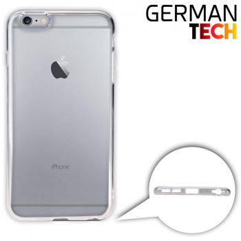 Funda Gel para iPhone 6 Plus iPhone 6S Plus, Carcasa TPU Flexible fabricada con la mejor Silicona, protege y se adapta a la perfección a tu Smartphone y con nuestro exclusivo diseño German Tech® - Transparente.