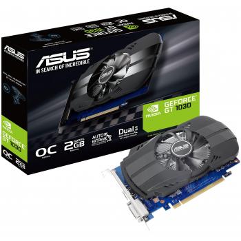 ASUS PH-GT1030-O2G GeForce GT 1030 2 GB GDDR5 Graphics Card - Black