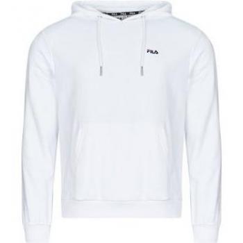Chic White Cotton Blend Hooded Sweater - M