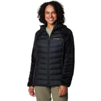 Columbia Chaqueta Powder Lite™ II para Mujer, Color Negro, Talla M, diseño versátil con aislamiento ligero y forro Sherpa