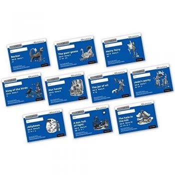 Read Write Inc - Phonics Set 6 Blue Story Books - Black and White Pack of 10 (Tapa blanda)