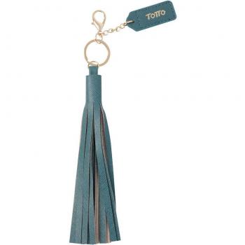 TOTTO Llavero Ishana-V25 Verde con Flecos