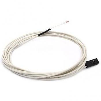 Anycubic NTC 3950 100K Termistor con Alambre de 1 Metro y Pin Hembra Cabeza de para impresora RepRap 3D o Hotend