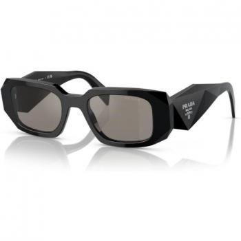 Prada Symbole PR 17WS 1AB07Z Square Black Sunglasses for Women