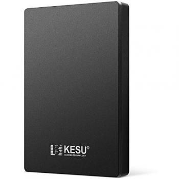 KESU Disco Duro Externo Portátil 2.5 160GB, USB3.0 SATA HDD Almacenamiento para PC, Mac, MacBook, Chromebook, Xbox One, Xbox 360, PS4, PS4 Pro, PS4 Slim