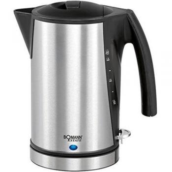 Bomann WKS 1356 CB, Negro, Acero inoxidable, 230 V, 50 Hz, Acero inoxidable - Calentador de agua