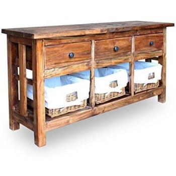 Sonata Buffet, regenerated solid mahogany wood, 100x30x50 cm